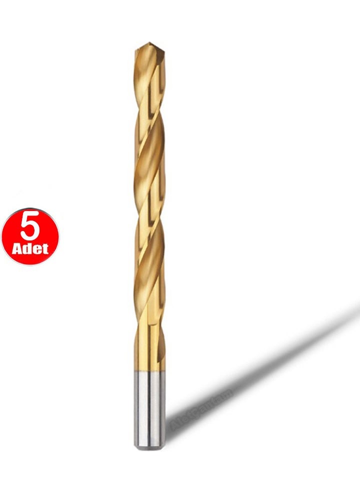 GFB Titanium Drill Bit Hss Metal Wood Plastic - 4 mm _5 Pieces 