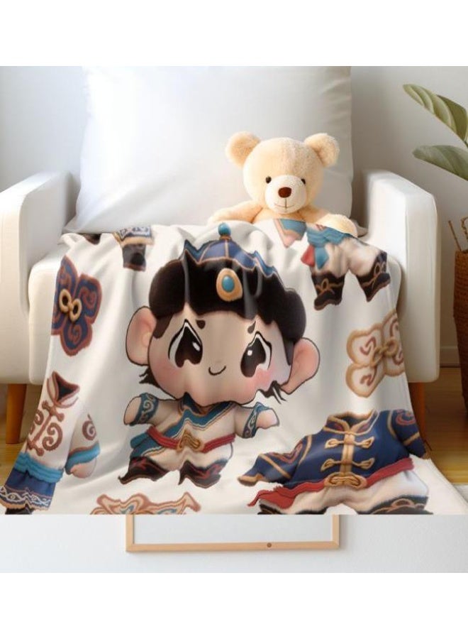 general Flannel thin blanket (warm and comfortable, suitable for sleep, gaming, dust removal and sandproof) 150cm*200cm - 19 - Image 5