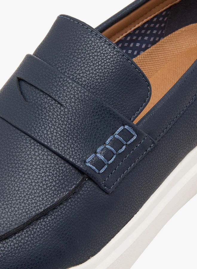 Lee Cooper Men's Textured Slip-On Loafers