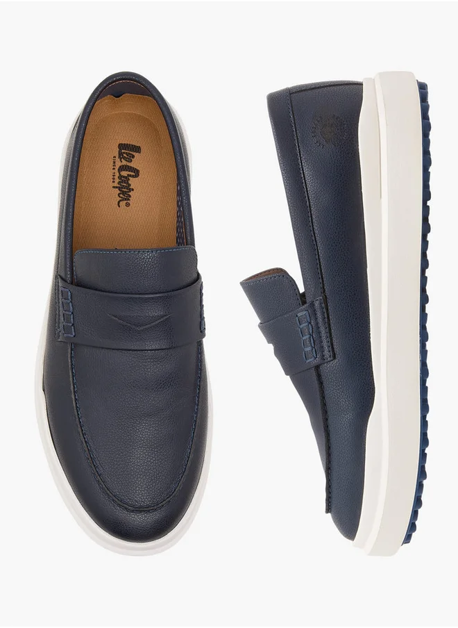 Lee Cooper Men's Textured Slip-On Loafers