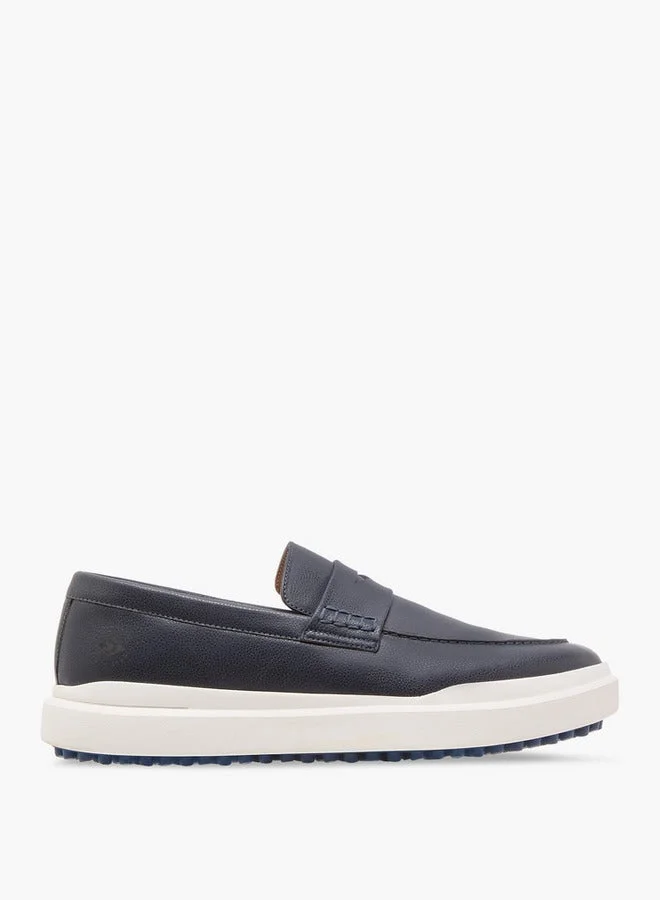 Men's Textured Slip-On Loafers