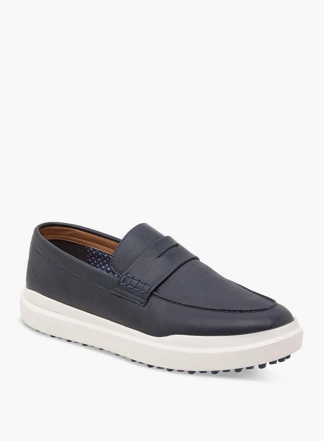 Men's Textured Slip-On Loafers