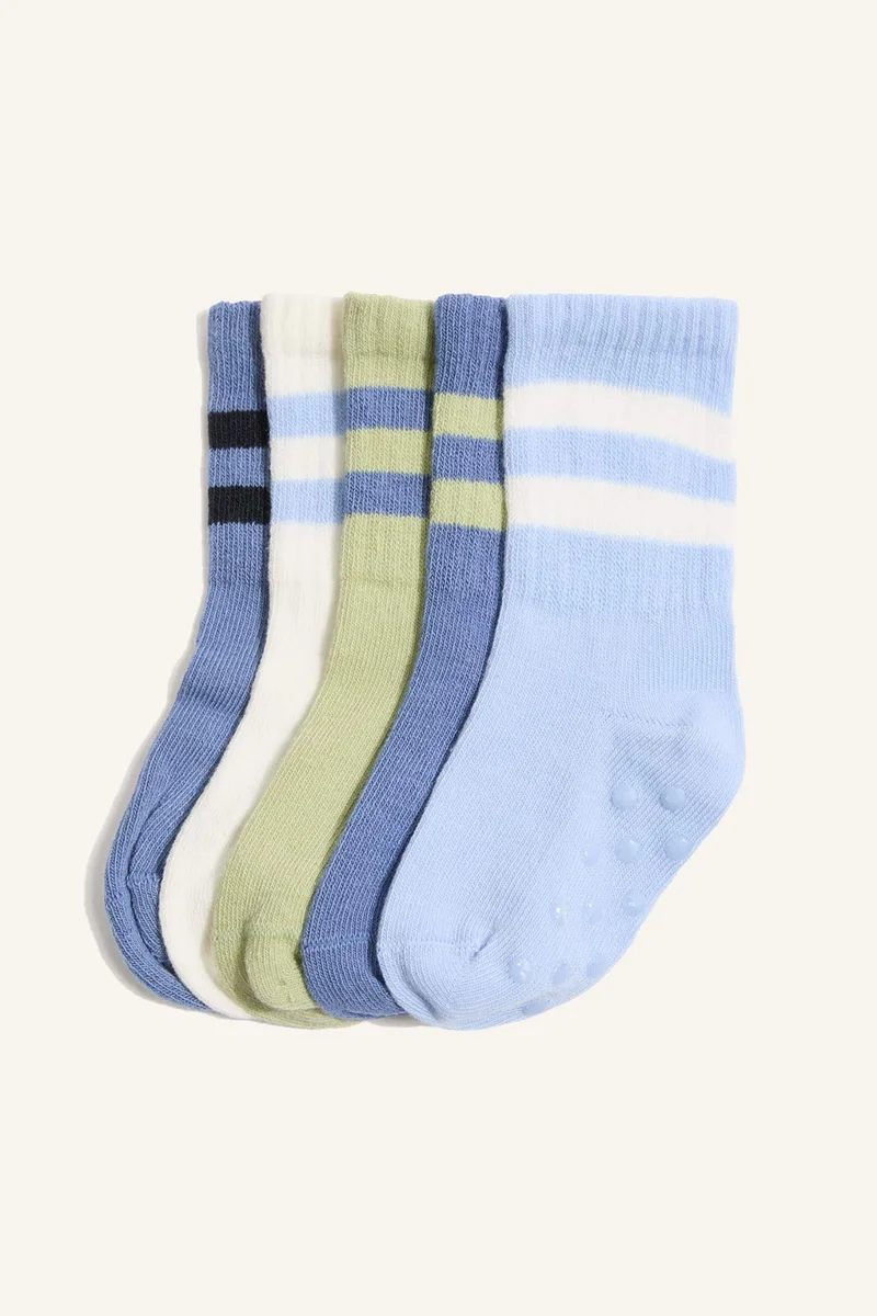 ديفاكتو Baby Boy 5 Piece Long sock
