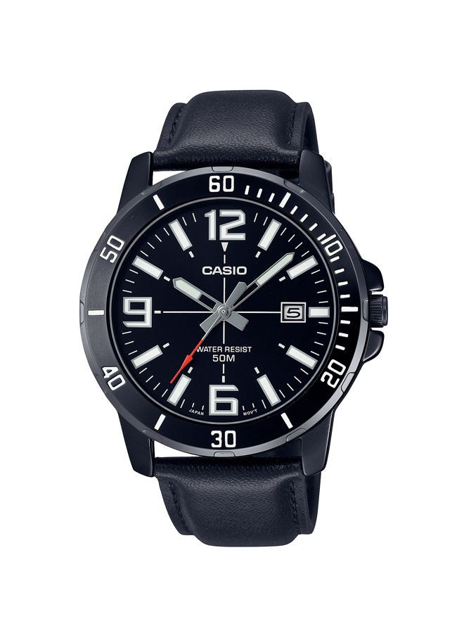 كاسيو Leather Analog Watch MTP-VD01BL-1BVUDF - Image 1