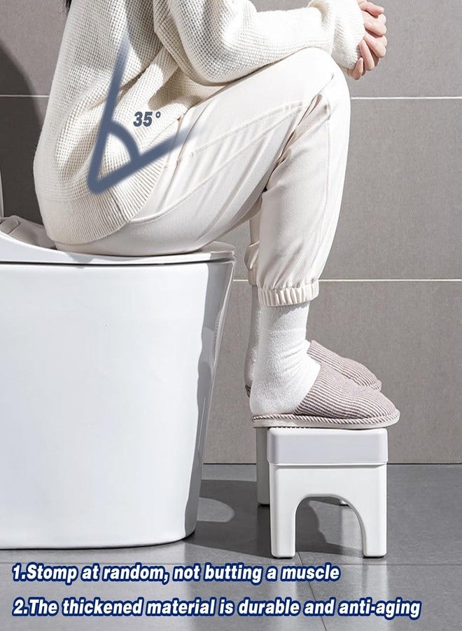 GION Foldable Toilet Potty Stool Western Toilet Assistance Step Stool and Non-Slip Potty for Sturdy Folding Foot Step Tool Comfortable Sturdy Folding Foot Step for Potty (1Pcs) (Grey) - Image 5