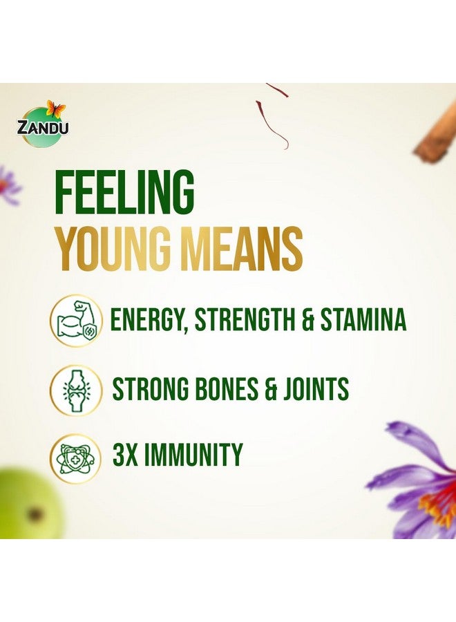 Zandu Dirghayuprash: Anti Age Action* with Vayasthapan Mahakashaya Herbs, goodness of Chyawanprash for 3 way immunity action*| Boosts Energy, Strength, Stamina | Helps Strengthens Bones & Joints| Scientifically Proven | 900 GM - Image 4