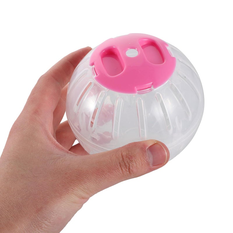 2pcs Hamster Exercise Wheel Crystal Design Blue Pink Covers Small Pet Activity - Image 5