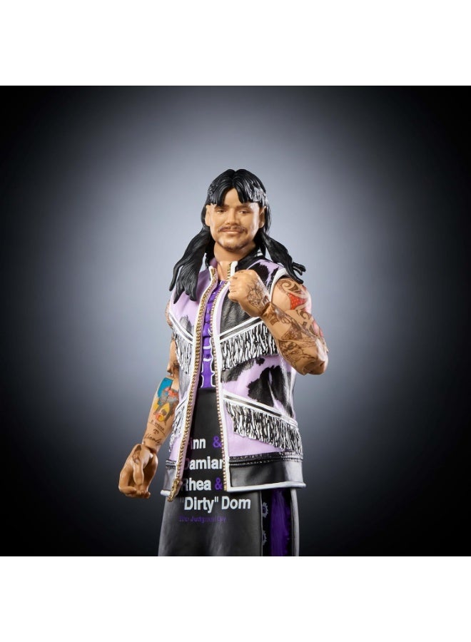 Mattel Games تمثال عمل ماتييل WWE النخبة وملحقاتها، السلسلة #119، دوميتيك ميستيريو القابل للجمع بارتفاع 6 بوصات مع 25 نقطة حركة وأيدٍ قابلة للتبديل - Image 4