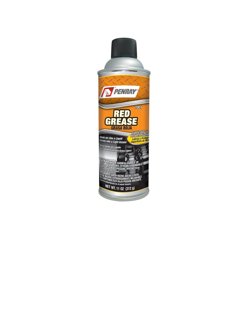 Penray 7001 Red Grease - 11-Ounce Aerosol Can for Car Motorcycle & tools - Image 3