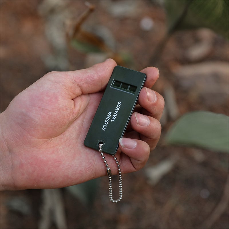 Safety Whistle: Metal 3 Holes Design, High Decibel Multi Audio - Easy To Carry With Lanyard, Survival Whistle for Outdoor Camping, Hiking, Hunting, Boating, Dog Training & Emergency Use - Image 4