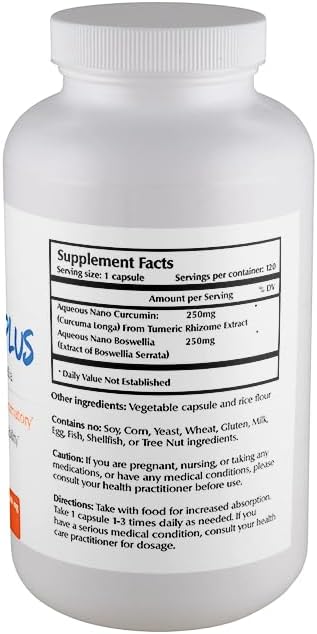 One Planet Nutrition Nano Curcumin Plus 500 mg Veggie Capsules 120 Servings Nano Curcumin with Boswellia for High Absorption Supports Joint  Immune Health NonGMO Vegan GlutenFree - Image 2