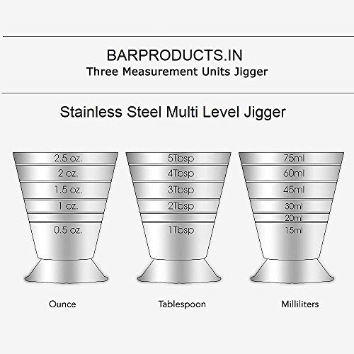 NJ OVERSEAS NJ Stainless Steel Shot Glass - 1 Piece, 75 ml - Image 3