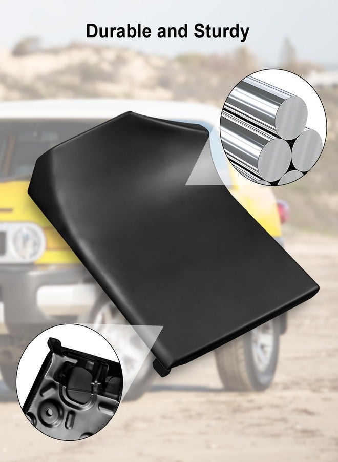 ULZOZN Left side Fender Upper Panel Replace 61102-35132, Hood Wrap Fit for Toyota FJ Cruiser 2007-2010, Driver Side Black - Image 2
