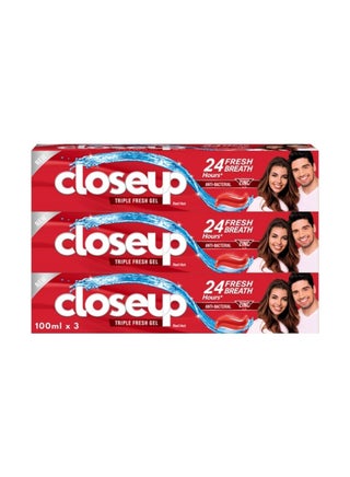Red Hot Triple Fresh Gel Toothpaste