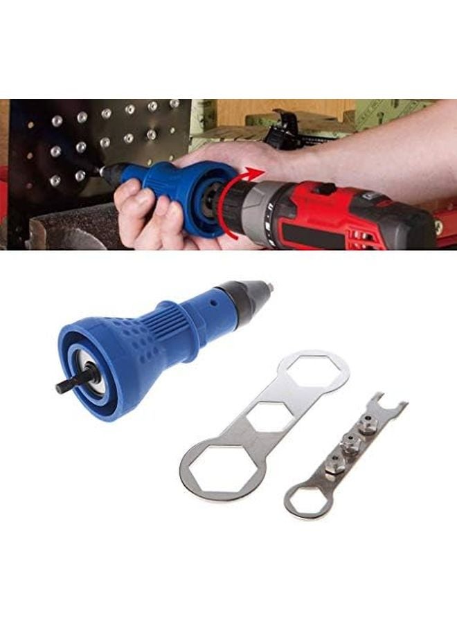 Cordless Electric Rivet Nut Tool Heavy Duty Hand Drill Insert - Image 3