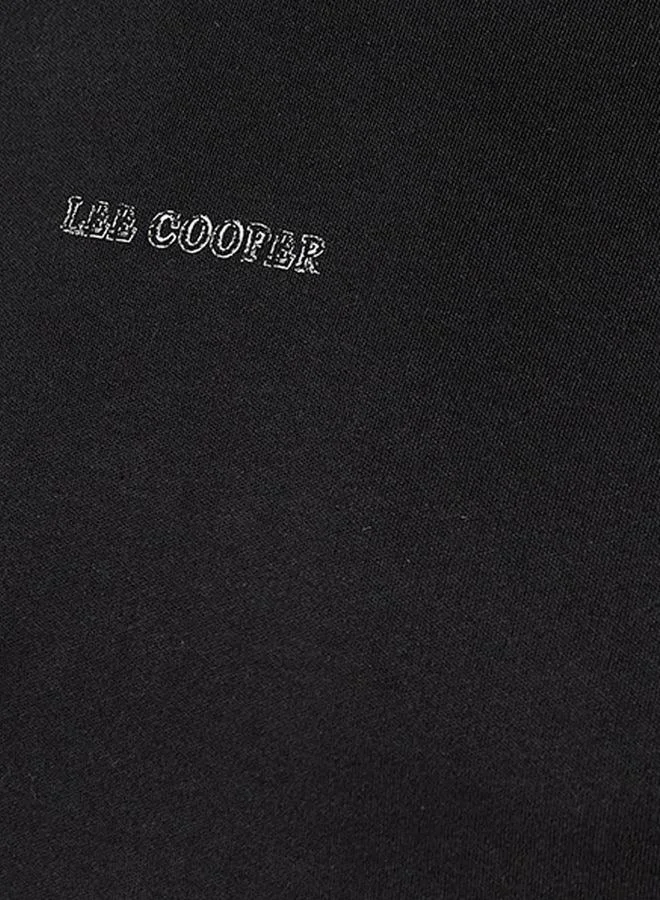 لي كوبر Lee Cooper Regular Fit Crew Neck Short Sleeves Logo Print T-shirt