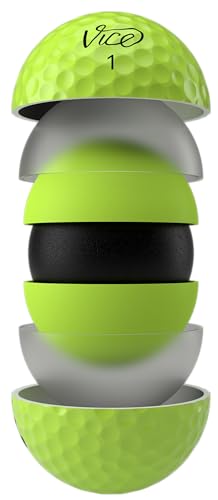 Vice Golf Pro Plus Golf Balls, Lime (One Dozen) (VICEPROPLUS) - Image 4