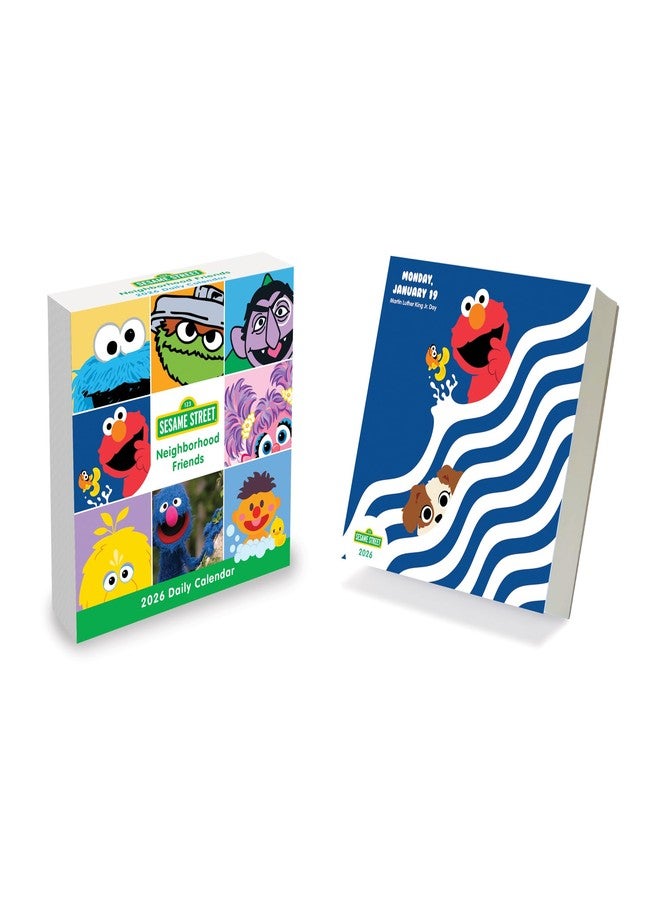 TF Publishing 2026 Sesame Street Daily Desktop Calendar - Home and Office Organization - Small Desk Calendar 2026 with Full-Color Tear-Off Pages and Standing Cardboard Easel - 5.25in x 5.25in - Image 3