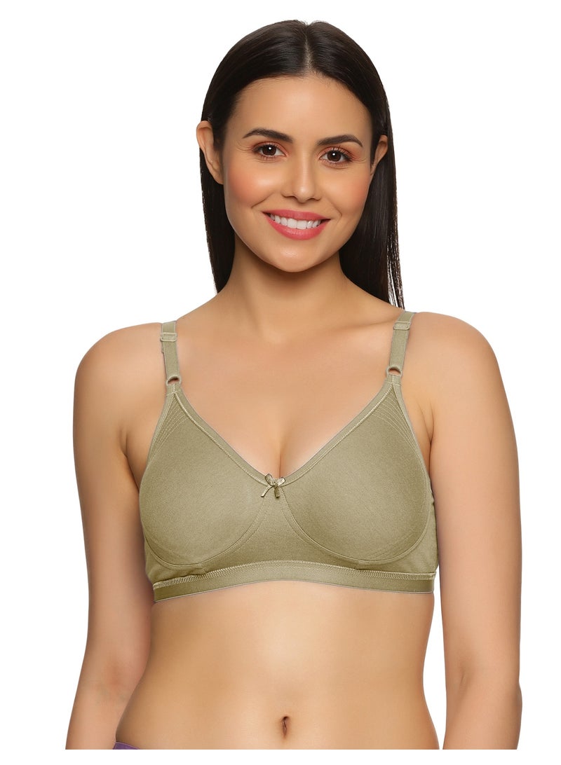 تينز لايفستايل حمالة صدر توقيع تينز لايفستايل بدعم جانبي بدون حشوة وبدون سلك معدني للاستخدام اليومي للنساء | قطن ممشط فائق النعومة، لوحة تشكيل محددة، أحزمة قابلة للتعديل | تغطية عالية وتشطيب ناعم | حمالة كلارا - Image 1