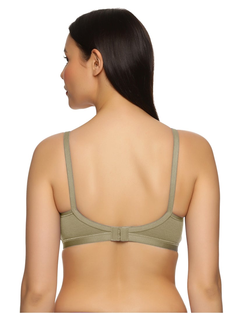 تينز لايفستايل حمالة صدر توقيع تينز لايفستايل بدعم جانبي بدون حشوة وبدون سلك معدني للاستخدام اليومي للنساء | قطن ممشط فائق النعومة، لوحة تشكيل محددة، أحزمة قابلة للتعديل | تغطية عالية وتشطيب ناعم | حمالة كلارا - Image 3