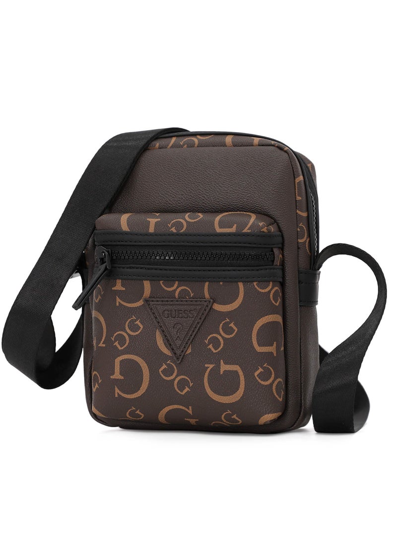 Guess Printed Crossbody Sling Bag - Image 1