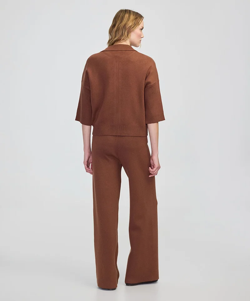 ابيكول Zip-Up Knit Top