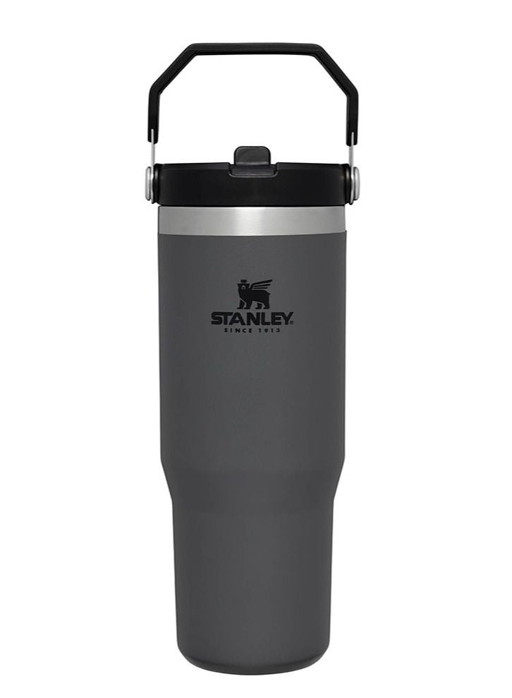 Stanley IceFlow Stainless Steel Tumbler - Vacuum Insulated Water Bottle for Home, Office or Car Reusable Cup with Straw Leak Resistant Flip Cold for 12 Hours or Iced for 2 Days, 30oz - Image 1