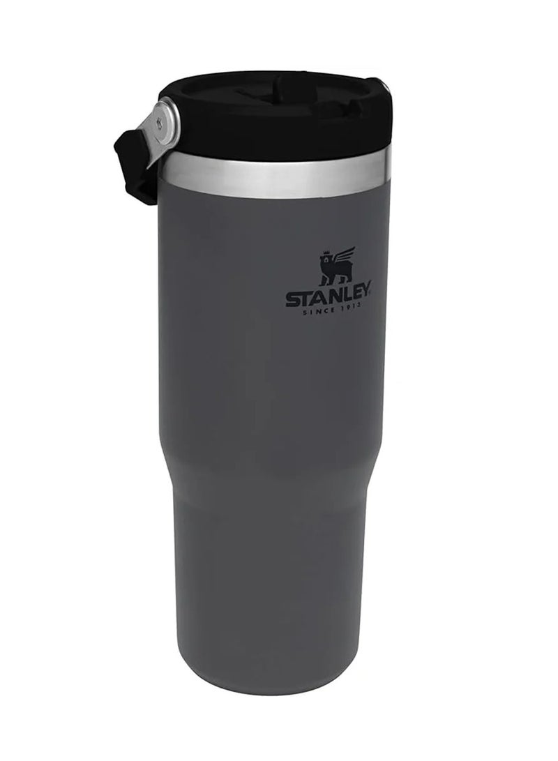 Stanley IceFlow Stainless Steel Tumbler - Vacuum Insulated Water Bottle for Home, Office or Car Reusable Cup with Straw Leak Resistant Flip Cold for 12 Hours or Iced for 2 Days, 30oz - Image 2