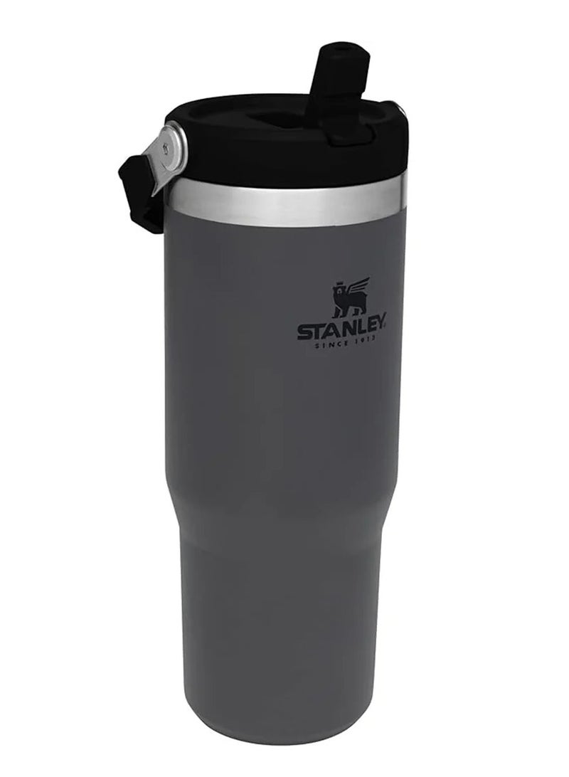 Stanley IceFlow Stainless Steel Tumbler - Vacuum Insulated Water Bottle for Home, Office or Car Reusable Cup with Straw Leak Resistant Flip Cold for 12 Hours or Iced for 2 Days, 30oz - Image 3