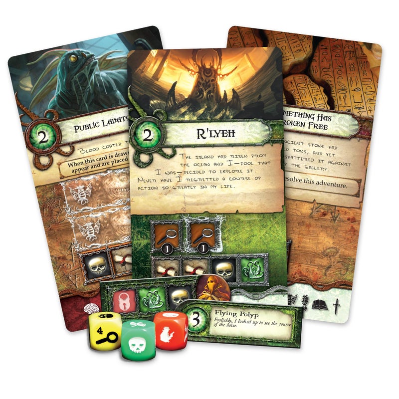Asmodee Elder Sign Board Game - Supernatural Intrigue, Cooperative Dice Adventure! Horror Mystery Game, Ages 14+, 1-8 Players, 1-2 Hour Playtime, Made by Fantasy Flight Games - Image 3