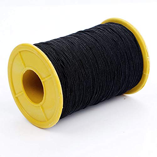 Milcraft (2 Rolls) White AND Black Elastic Thread 547 Yard Package 0.5mm Thickness - Image 3
