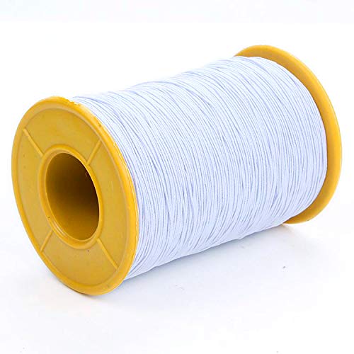 Milcraft (2 Rolls) White AND Black Elastic Thread 547 Yard Package 0.5mm Thickness - Image 2