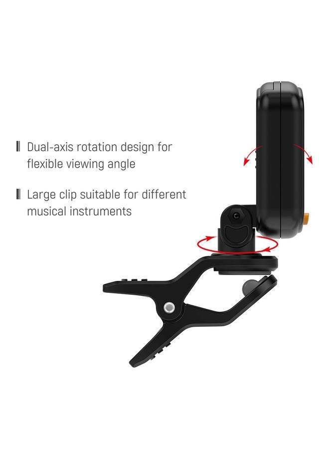 أروما Rotatable Clip-On Tuner Lcd Display For Chromatic Guitar - Image 3