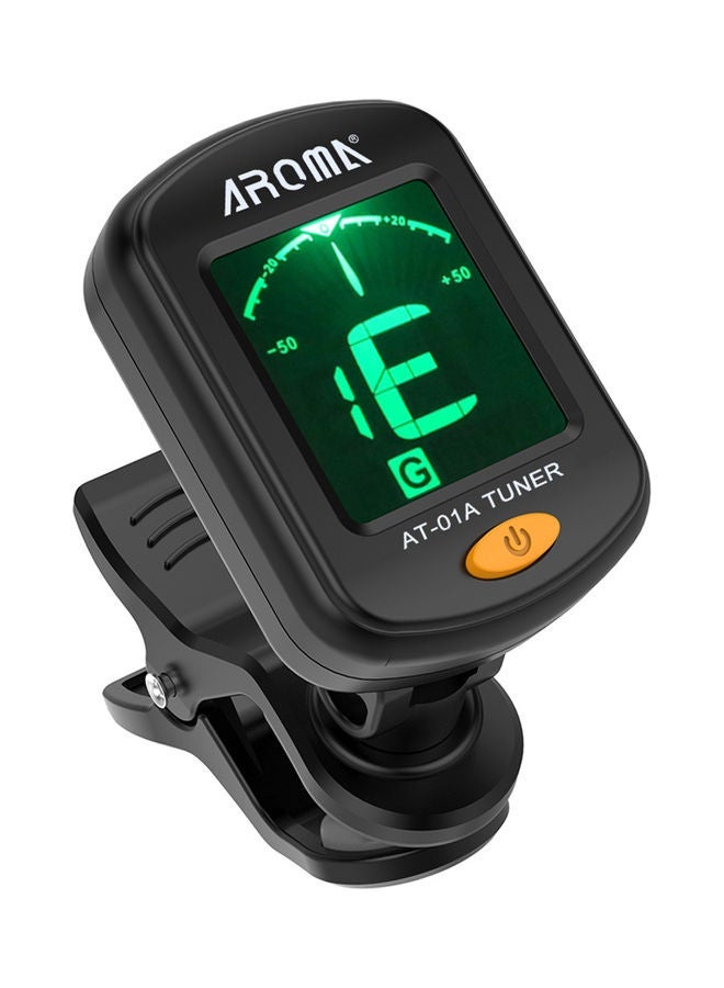 أروما Rotatable Clip-On Tuner Lcd Display For Chromatic Guitar - Image 1