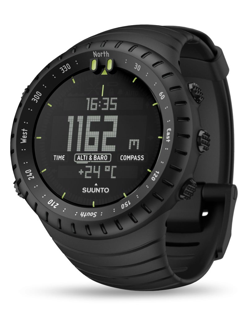 Suunto ساعة سونتو كور الكلاسيكية، ساعة خارجية، سوداء بالكامل - Image 1