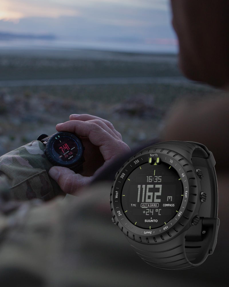 Suunto ساعة سونتو كور الكلاسيكية، ساعة خارجية، سوداء بالكامل - Image 4