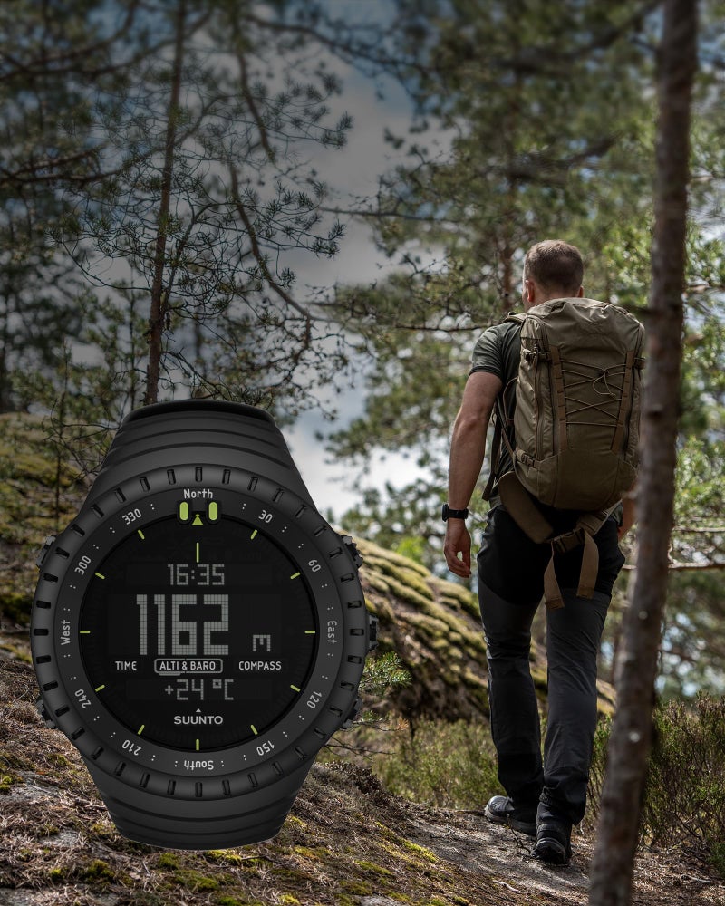 Suunto ساعة سونتو كور الكلاسيكية، ساعة خارجية، سوداء بالكامل - Image 5