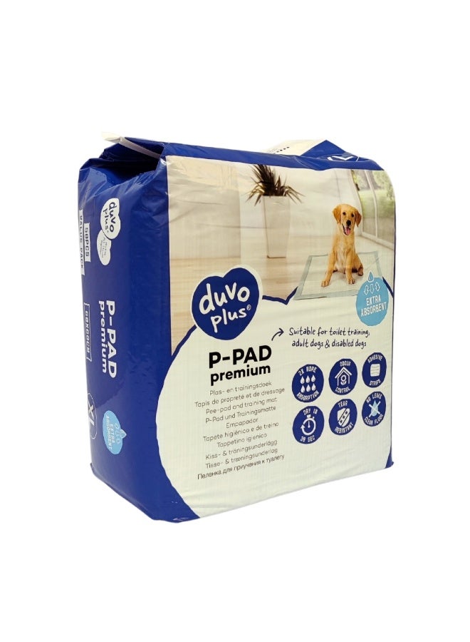 Duvo + Duvo+ Pet Pad Premium Value Pack XL-60x60cm 50pcs - Image 1