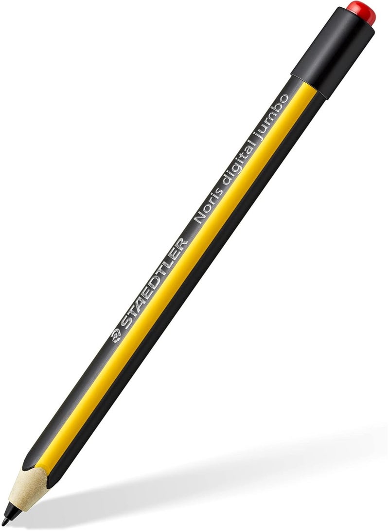 STAEDTLER Noris Jumbo Digital Stylus Pen: No Charging, EMR Palm Rejection, 4.096 Pressure Levels, Hexagonal Shape, Natural Writing and Drawing on Touchscreen Tablet, Laptop, Phone - Image 1