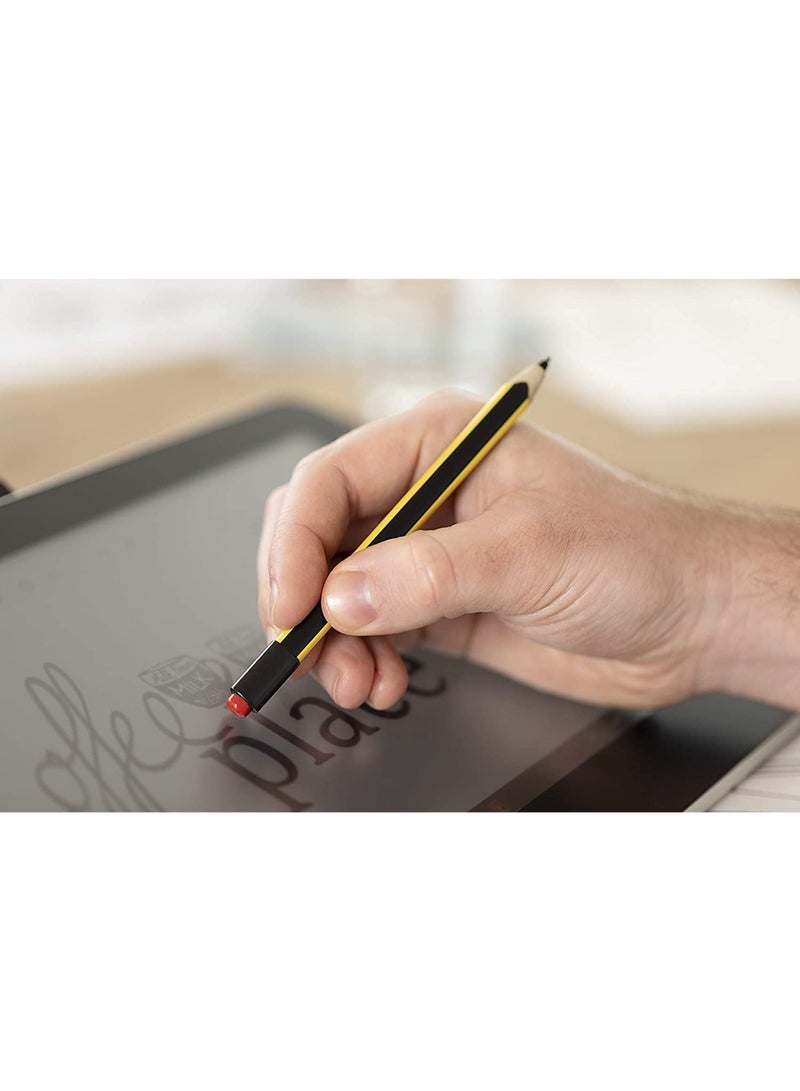STAEDTLER Noris Jumbo Digital Stylus Pen: No Charging, EMR Palm Rejection, 4.096 Pressure Levels, Hexagonal Shape, Natural Writing and Drawing on Touchscreen Tablet, Laptop, Phone - Image 2