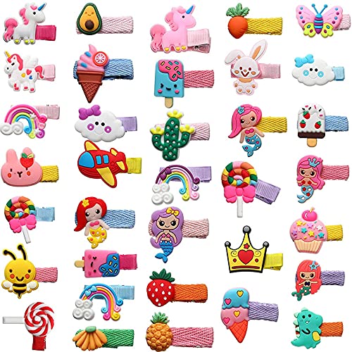 FAMEZA 10 PiecesGirl Children Hair Clips Baby Girls Hair Clips Cute Hairpins Alligator Clip Hair Hairpins Set Hair Accessories for Baby Girls Infants Toddlers Kids Children - Image 1