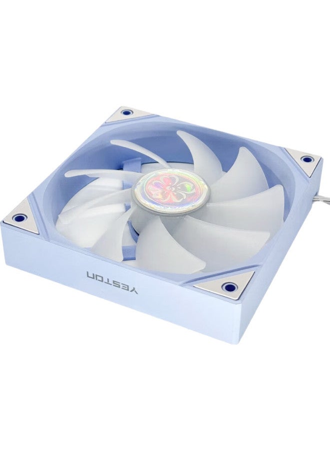Yeston Yt-120 Cherry Blossom Bridesmaid 12Cm Case Cooling Fan, 5V/Argb Synchronized Pwm, Male And Female Headers, Can Be Connected In Series - Image 2
