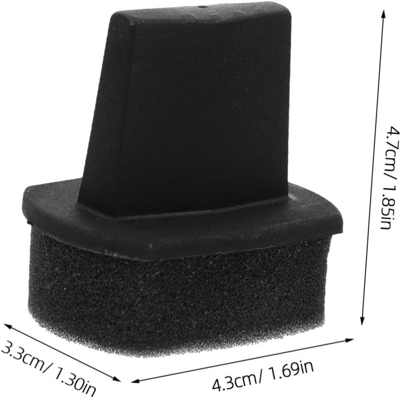 Ipetboom 10pcs Black Rhombus Painting Sponge Applicators Set for Art Painting, Shoe, Boot, Sofa, Car Seat, and Leather Jacket – Handheld Craft Sponges for Students and Home Repair - Image 2