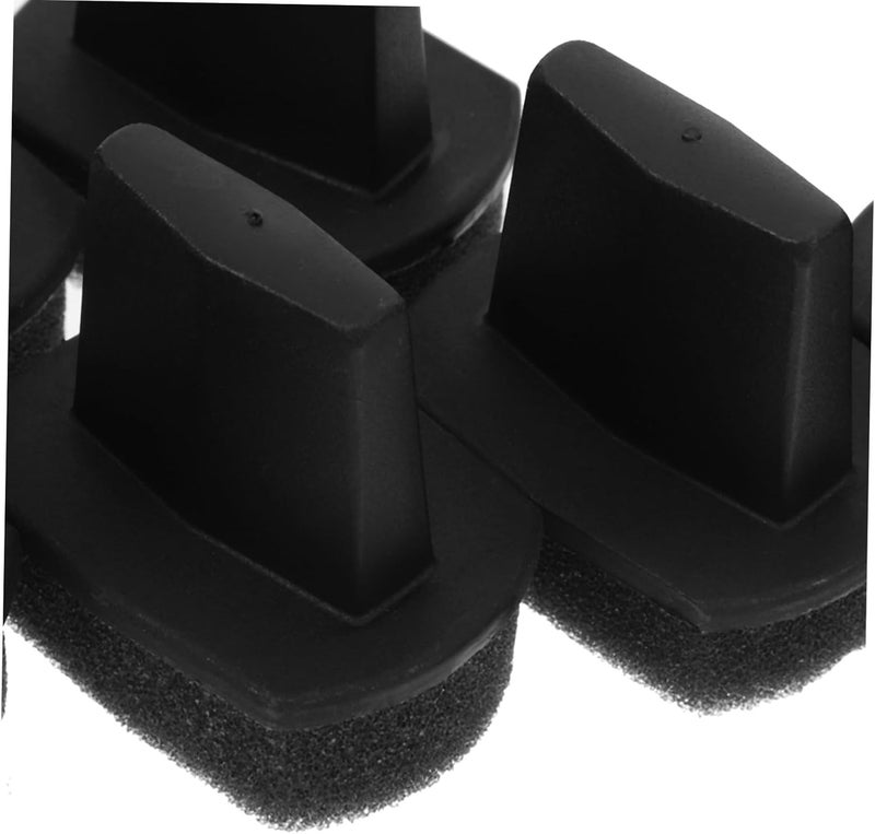 Ipetboom 10pcs Black Rhombus Painting Sponge Applicators Set for Art Painting, Shoe, Boot, Sofa, Car Seat, and Leather Jacket – Handheld Craft Sponges for Students and Home Repair - Image 3