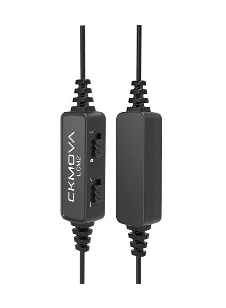 CKMOVA Lavalier Microphone 120Hz-Broadcast 3.5mm TRRS Audio Output - Image 4