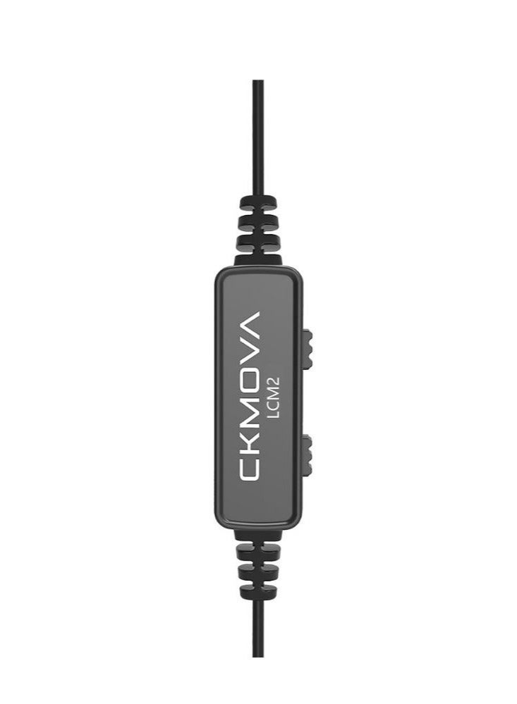 CKMOVA Lavalier Microphone 120Hz-Broadcast 3.5mm TRRS Audio Output - Image 5