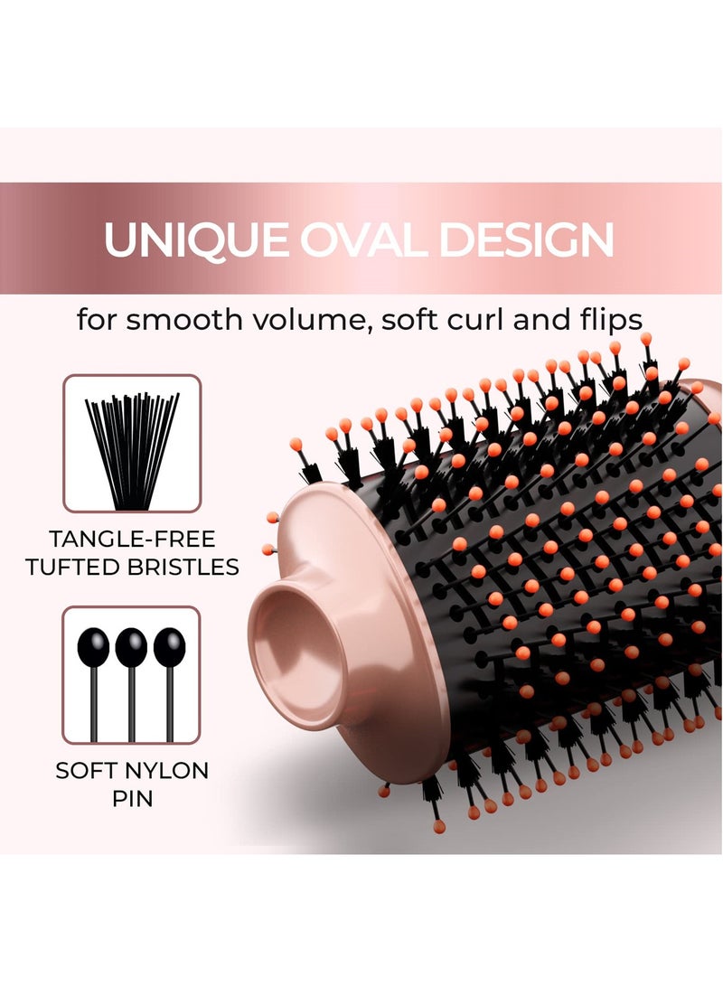 REBUNE Original 1200W Hot Air Hair Styler 3 In 1 Hair Dryer Straightening & Curling Fast Heating (3s) Brush - Image 5