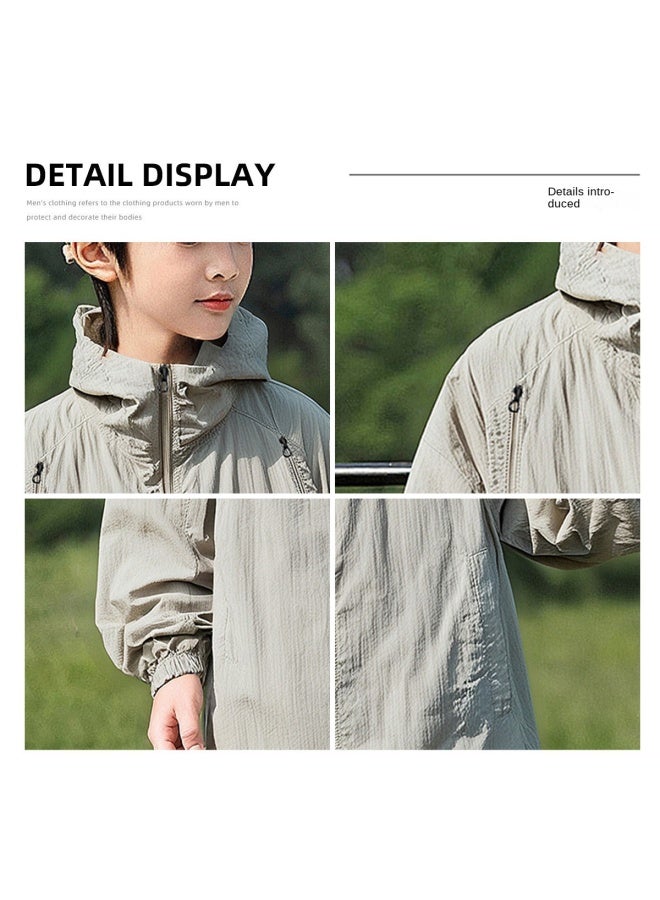 Jeep Upf50+ Sun Protection】summer Cool & Breathable Uv-resistant Hooded Jacket For Men, Women & Kids - Image 5