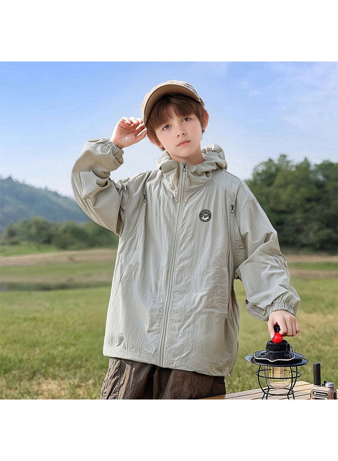 Jeep Upf50+ Sun Protection】summer Cool & Breathable Uv-resistant Hooded Jacket For Men, Women & Kids - Image 2