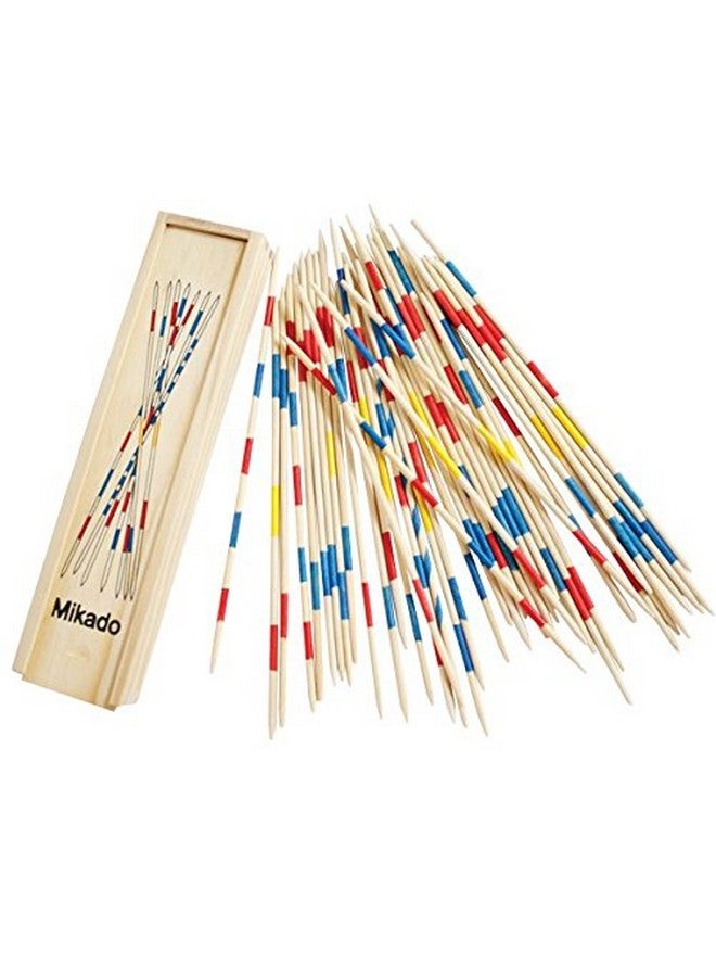 Trinkets & More Trinkets & More - Mikado | Wooden 31 Pick-Up Sticks | Best Return Gift | Fun Family Indoor Board Game for Adults and Kids 5+ Years (Pack of 8) - Image 1